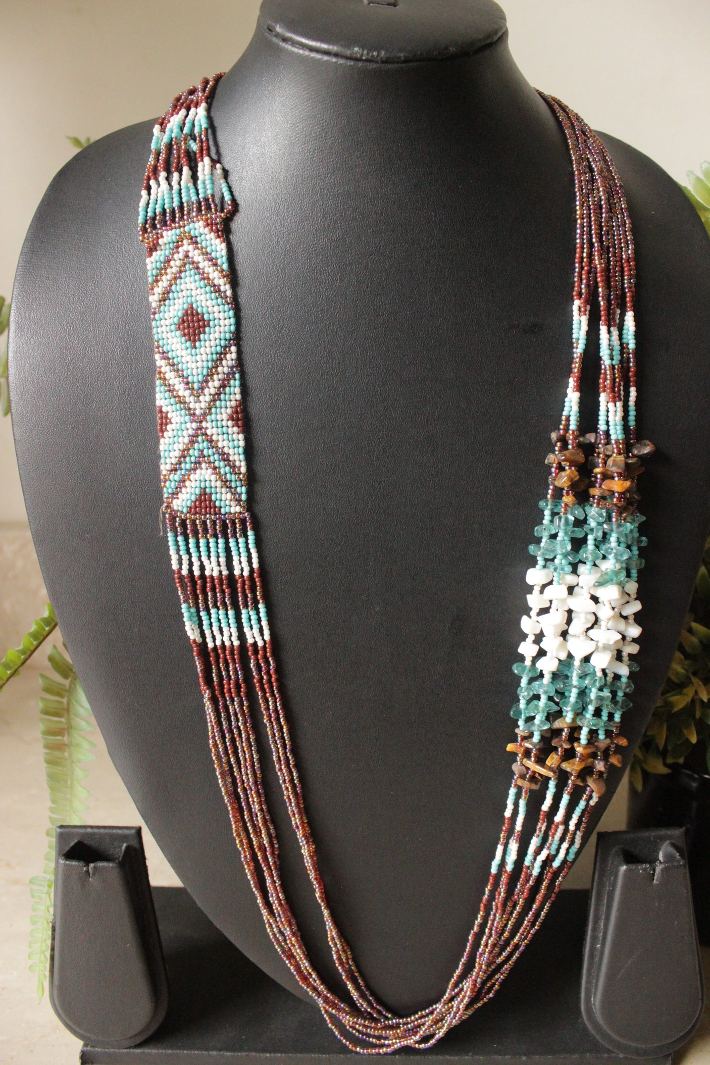 Beaded Multi-layer Handmade Long Necklace