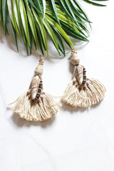 Handmade Jute Strings Dangler Earrings