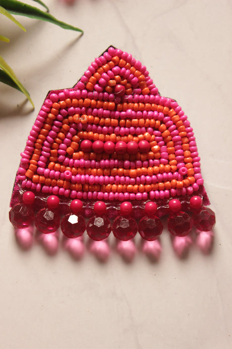 Shades of Pink Beaded Earrings