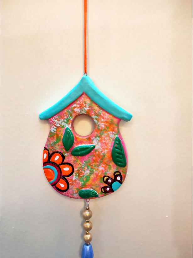 Handmade and Hand-Painted Orange Fish Terracotta Wall Hanging – A Local  Tribe