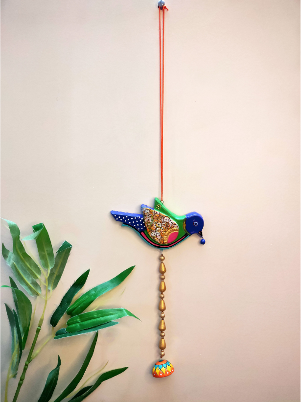 Handmade and Hand-Painted Orange Fish Terracotta Wall Hanging – A Local  Tribe