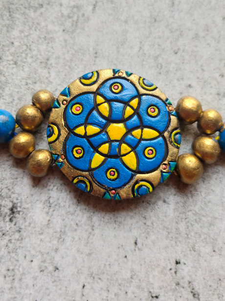 Handmade Terracotta Clay Rakhi