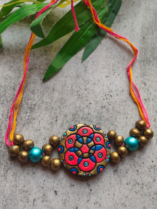 Handmade Terracotta Clay Rakhi