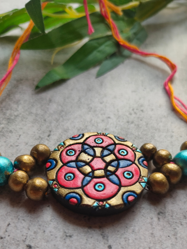 Handmade Terracotta Clay Rakhi