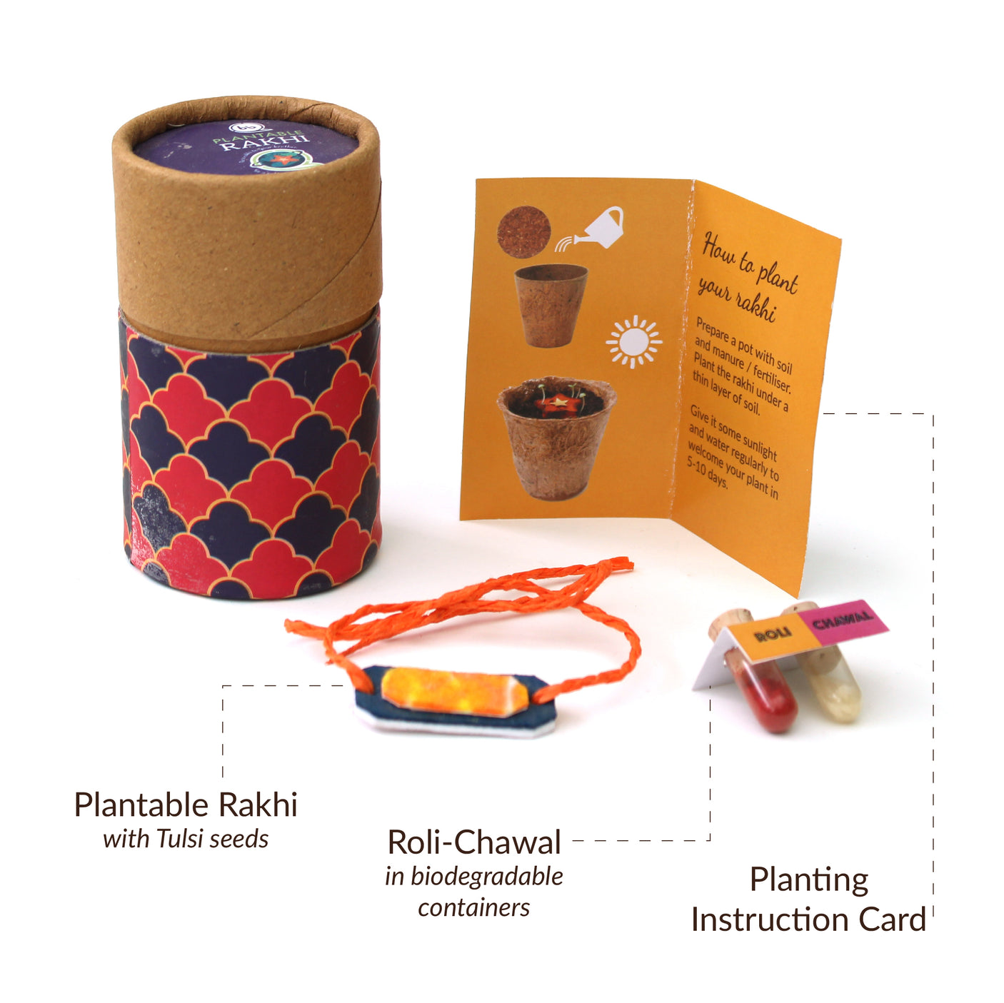 Plantable Rakhi - Growing Kit