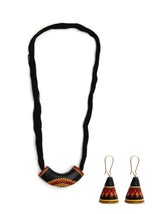 Elegant Handcrafted Terracotta Clay Necklace Set