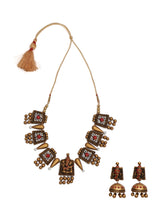 Ganesha Terracotta Necklace Set