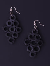 Black Geometric Earrings - A Local Tribe