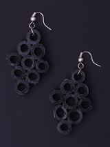 Black Geometric Earrings - A Local Tribe